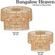 Bungalow Heaven 5 Light 20 inch Soft Brass Flush Mount Ceiling Light